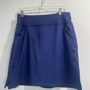 nwt large navy blue skort